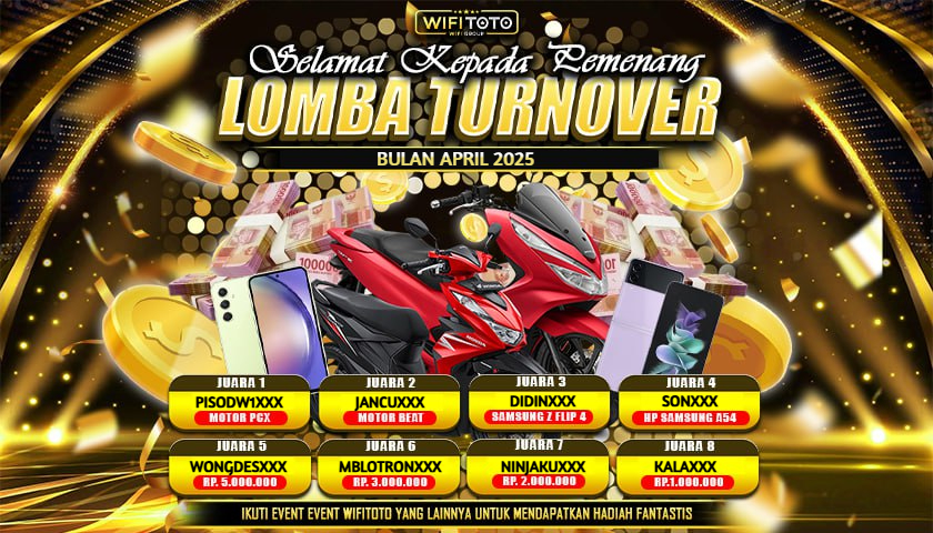 LOMBA TURNOVER BULAN APRIL